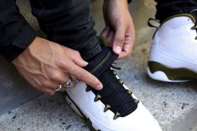 302370-109,AJ9,Air Jordan 9 302370-109AJ9 Air Jordan 9 “Statue” 上脚实拍