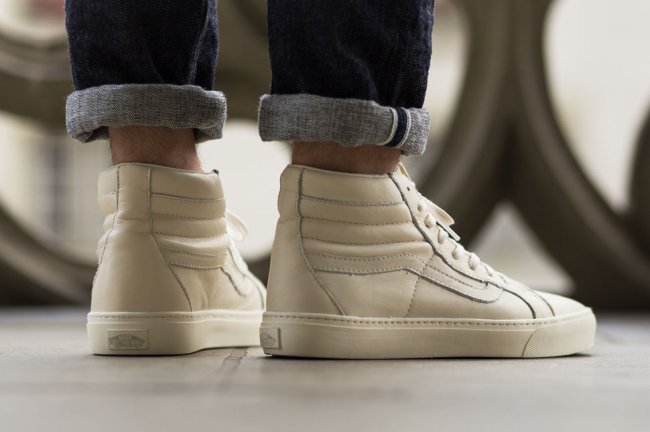 VANS Sk8-Hi Zip CA,VANS  VANS Sk8-Hi Cup CA “Whisper White”纯白登场
