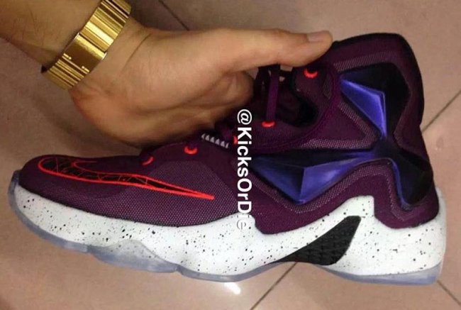 LBJ13,LeBron 13 LBJ13发售日期发售价 LeBron 13 “Medium Berry” 实物新图