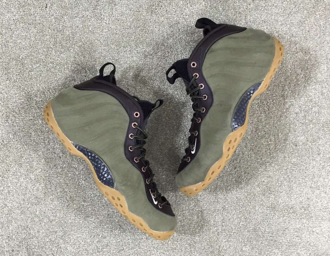 575420-200,Foamposite One,Foam 575420-200橄榄喷 Nike Air Foamposite One PRM “Olive” 实物近赏