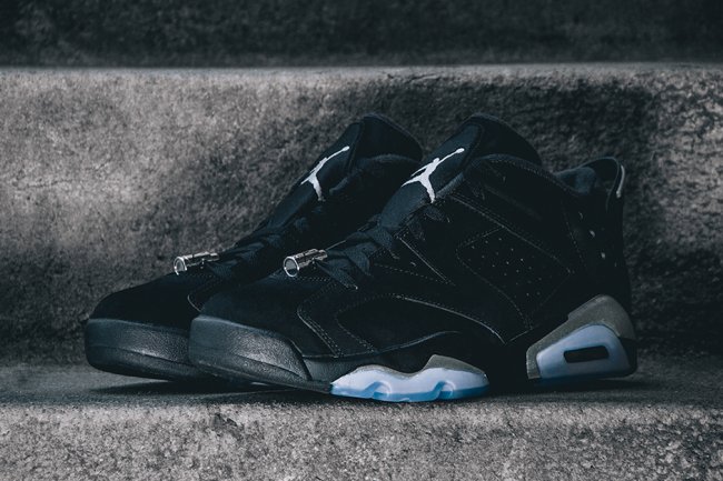 304401-003,AJ6,Air Jordan 6,AJ 304401-003AJ6低帮 黑银 Air Jordan 6 Low “Chrome” 现已发售