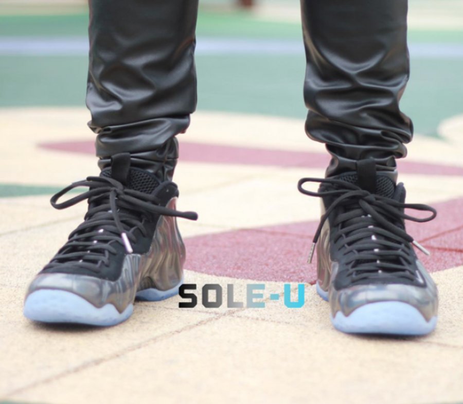 314996-900,Foamposite One,Foam 314996-900全息喷Quai 54 Nike Air Foamposite One “Hologram” 上脚实拍