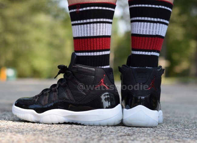 378037-002,AJ11,Air Jordan 11 378037-002AJ11 时尚为先，Air Jordan 11 “72-10” 上脚实拍