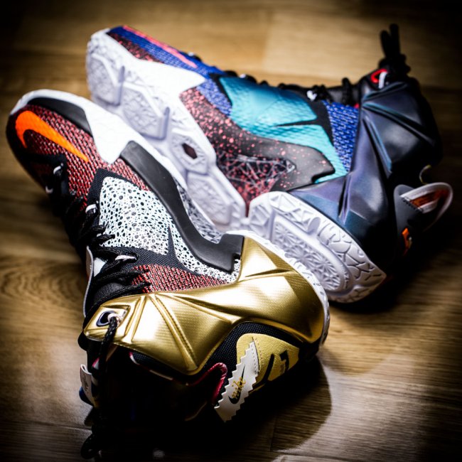 802193-909,LBJ12,LeBron 12,Wha 812511-909LBJ12 细节太美，LeBron 12 “What The” 实物近赏