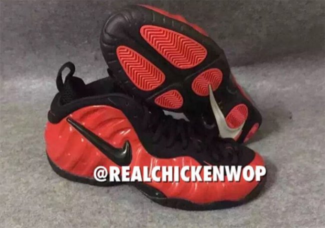 Foamposite Pro,Foamposite  Nike Air Foamposite Pro “Red/Black” 红黑实物曝光