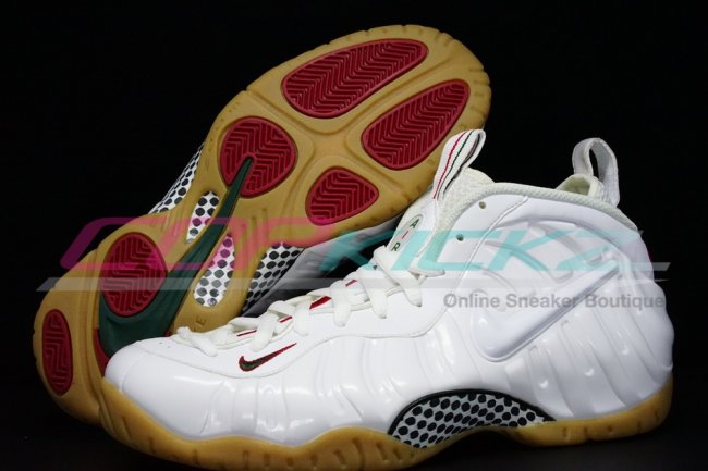 624041-102,Foamposite Pro,Foam 624041-102 Nike Air Foamposite Pro “White Gucci” 实物近赏