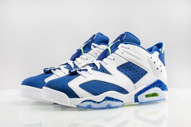 304401-106,AJ6,Air Jordan 6 304401-106AJ6 Air Jordan 6 Low “Insignia Blue” 精美图赏