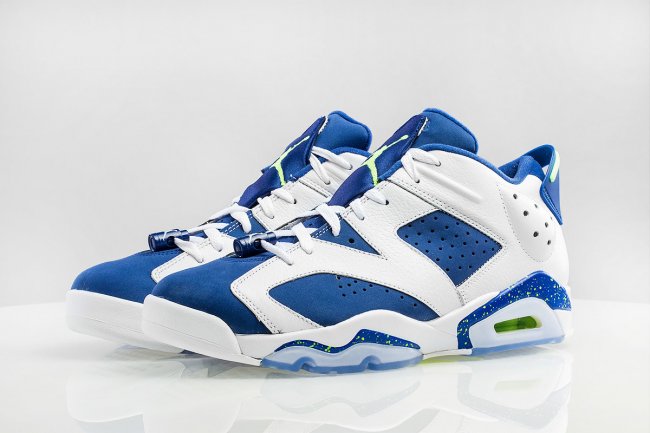 304401-106,AJ6,Air Jordan 6 304401-106AJ6 Air Jordan 6 Low “Insignia Blue” 精美图赏