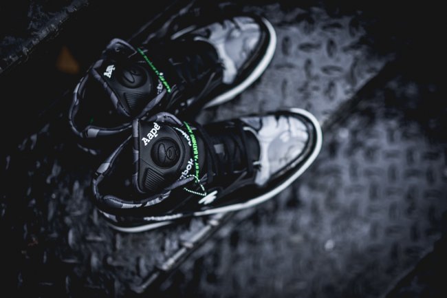 Reebok Pump Omni Lite,AAPE,BAP  AAPE x Reebok Pump Omni Lite 实物近赏
