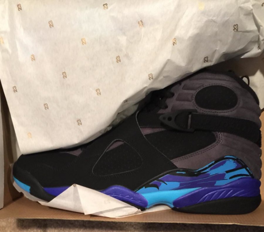 305381-025,AJ8,Air Jordan 8 305381-025AJ8 Air Jordan 8 “Aqua” 2015 款实物首次曝光