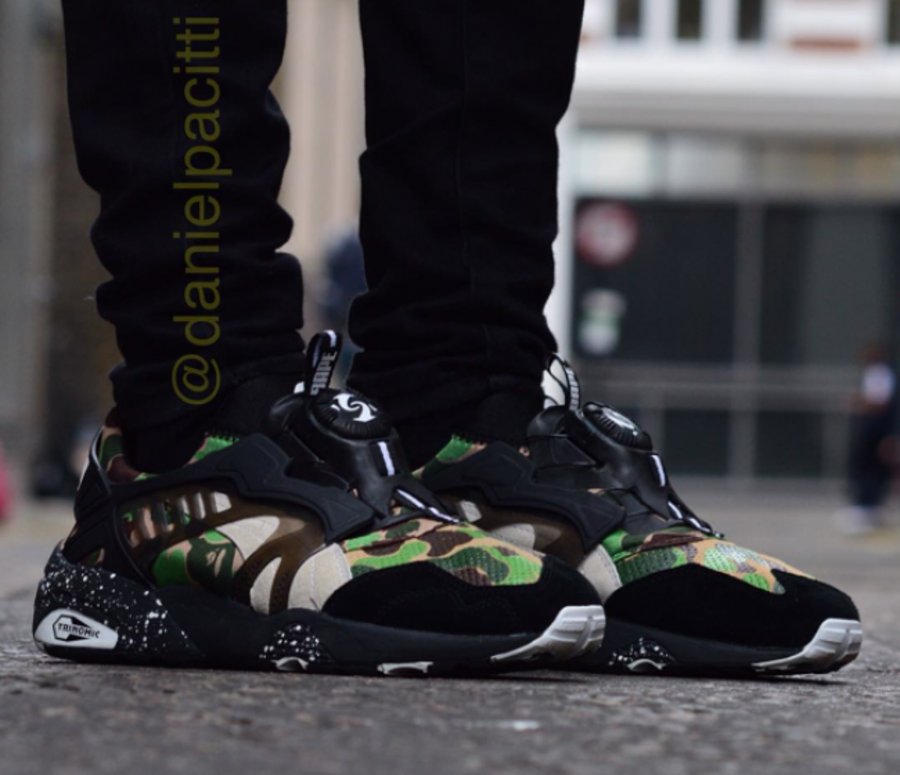 Puma Disc Blaze  BAPE x Puma Disc Blaze 联名双色