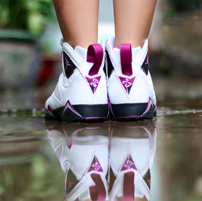 442960-127,AJ7,Air Jordan 7 442960-127AJ7 Air Jordan 7 GS “Fuchsia Glow” 上脚实拍