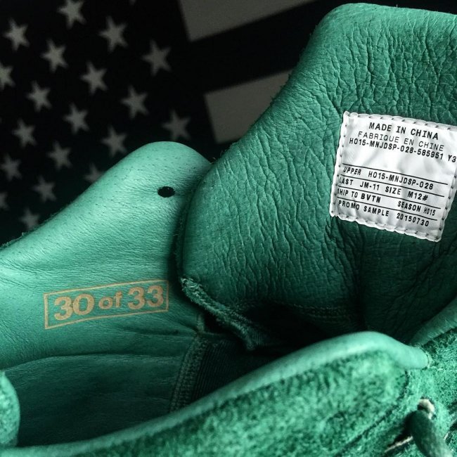 Jordan CP3.IX  仅 33 双，Jordan CP3.IX “Green Suede” 为非市售鞋款