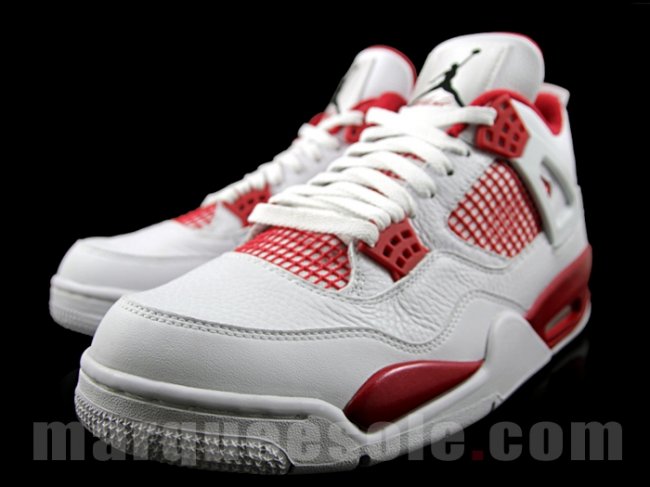 308497-106,AJ4,Air Jordan 4 308497-106AJ4 公牛主场配色 Air Jordan 4 “Alternate ’89” 实物图