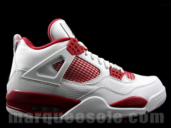 308497-106,AJ4,Air Jordan 4 308497-106AJ4 公牛主场配色 Air Jordan 4 “Alternate ’89” 实物图