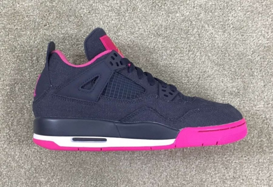 487724-408,AJ4,Air Jordan 4 487724-408AJ4 Air Jordan 4 GS “Denim” 实物近赏