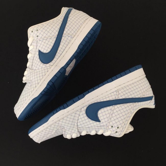 Nike SB Dunk Low  Nike SB Dunk Low “Graph Paper” 实物近赏