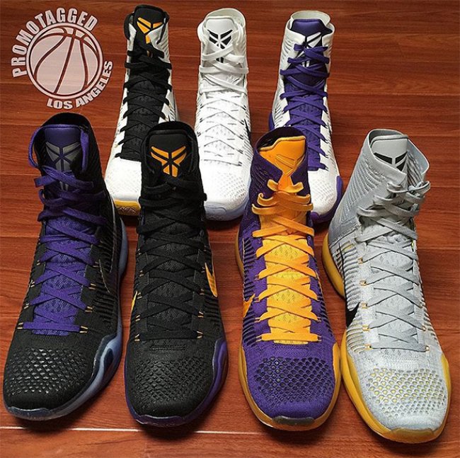Kobe 10 Elite  Kobe 10 Elite “Lakers” PE 收藏系列亮相