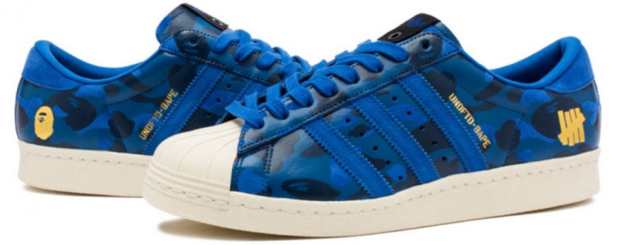 adidas Superstar 80s  Bape x UNDFTD x adidas Superstar 80s 三方联名即将登场