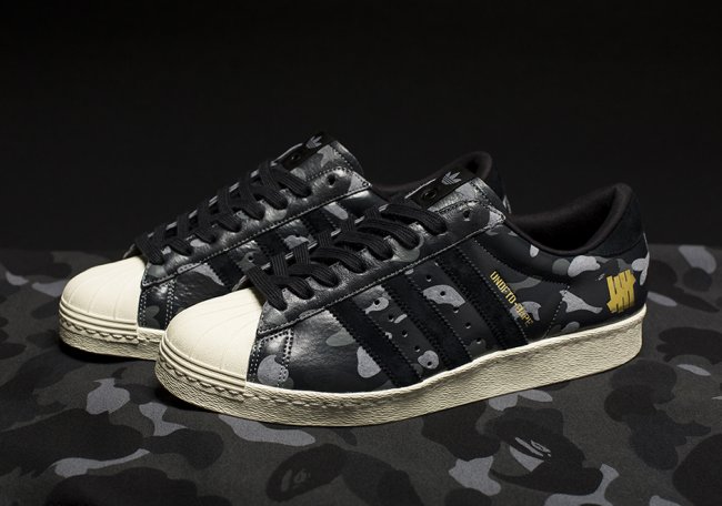 adidas Superstar 80s,Bape,UNDF  Bape x UNDFTD x adidas Superstar 联名迷彩全新登场