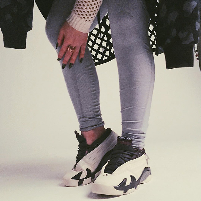 AJ14,Air Jordan 14 AJ14 Air Jordan 14 Low GS “Pewter” 实物上脚
