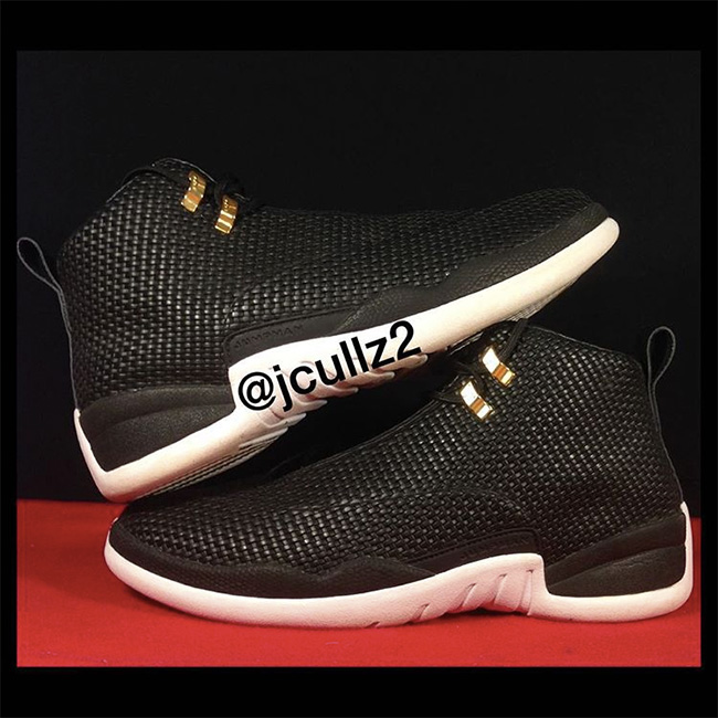 15Lab12,AJ12,Air Jordan 12 15Lab12 会发售？Woven 编织鞋面 Air Jordan 12 实物谍照再现！