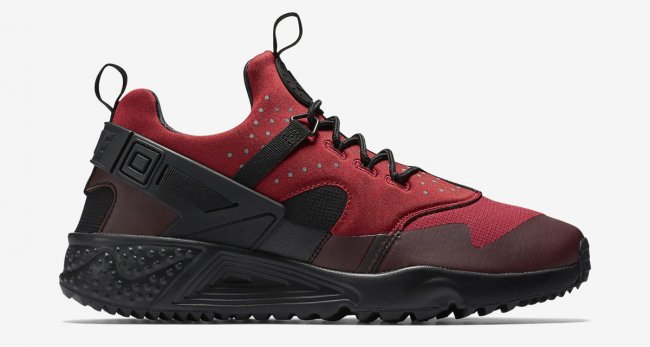 Nike Air Huarache Utility 806807-600 Nike Air Huarache Utility 黑红新色发售信息
