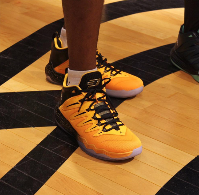 Jordan CP3.IX  Jordan CP3.IX “Yellow Dragon” 全新实物上脚图片