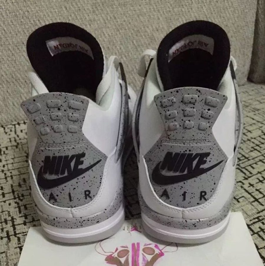 308496-104,AJ4,Air Jordan 4 308496-104AJ4 Air Jordan 4 OG “White Cement” 男款实物曝光