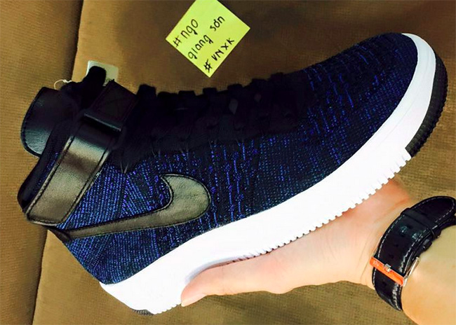 Nike Flyknit Air Force 1  Nike Flyknit Air Force 1 “Royal” 皇家蓝实物曝光
