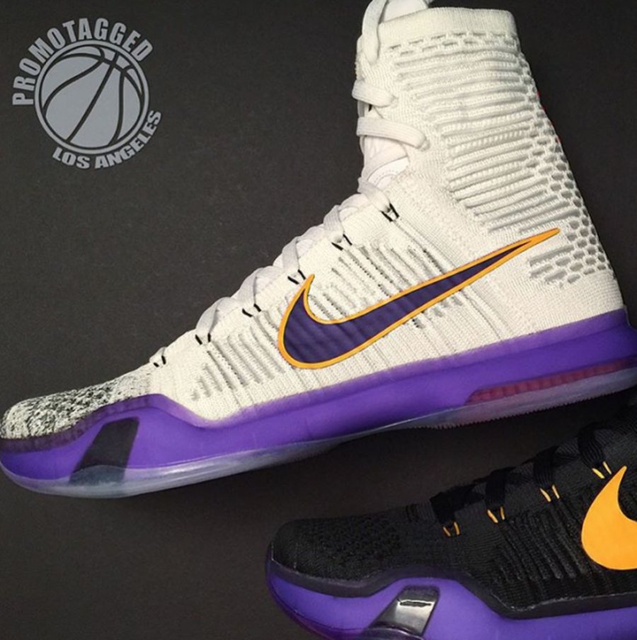 Kobe 10 Elite High,Kobe 10  Kobe 10 Elite High PE “Lakers” 新色亮相