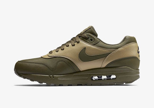 705282-300,Air Max 1,Nike 705282-300 Nike Air Max 1 Premium “Dark Loden” 新色登场