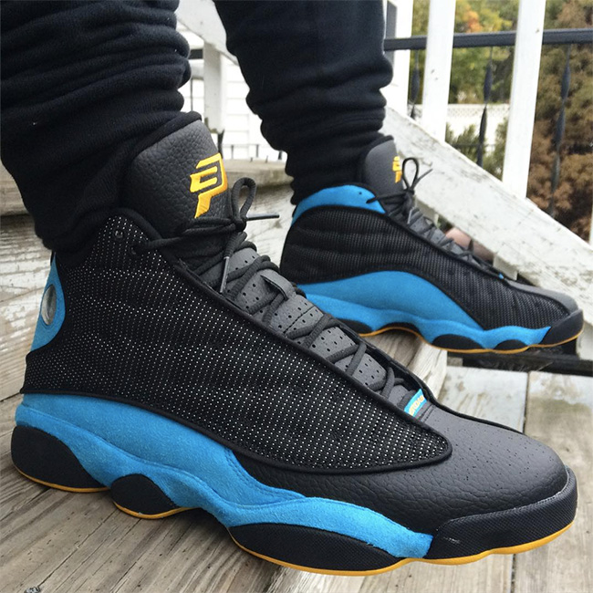 823902-015,AJ13,Air Jordan 13 823902-015AJ13 Air Jordan 13 “CP3/Hornets” 上脚实拍