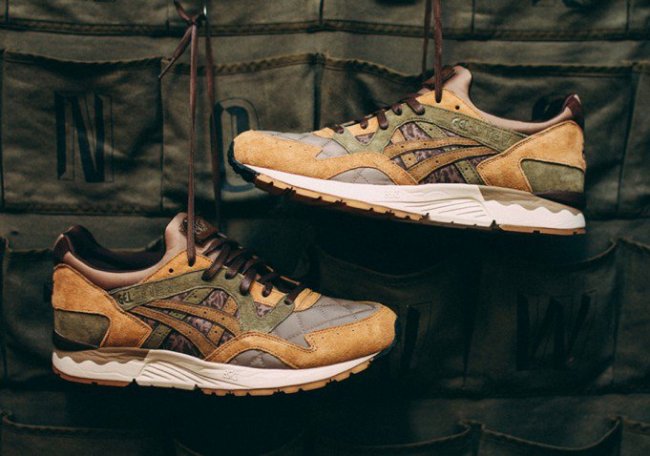 Asics,Gel Lyte V  SBTG x Kicks Lab x ASICS Gel Lyte V 军事风范三方联名