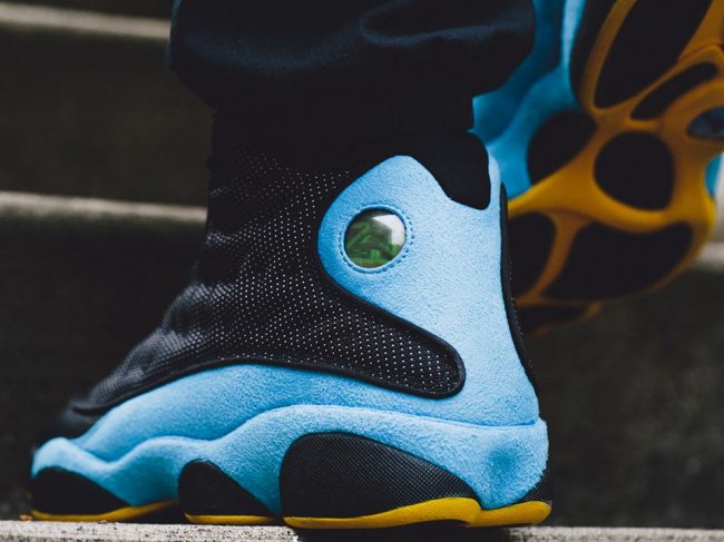 823902-015,AJ13,Air Jordan 13 823902-015AJ13 Air Jordan 13 “CP3” 黄蜂客场配色上脚实拍
