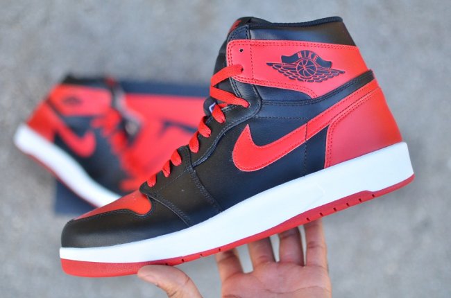 768861-001,AJ1.5,Air Jordan 1. 768861-001AJ1.5 Air Jordan 1.5 “Bred” 黑红配色实物近赏