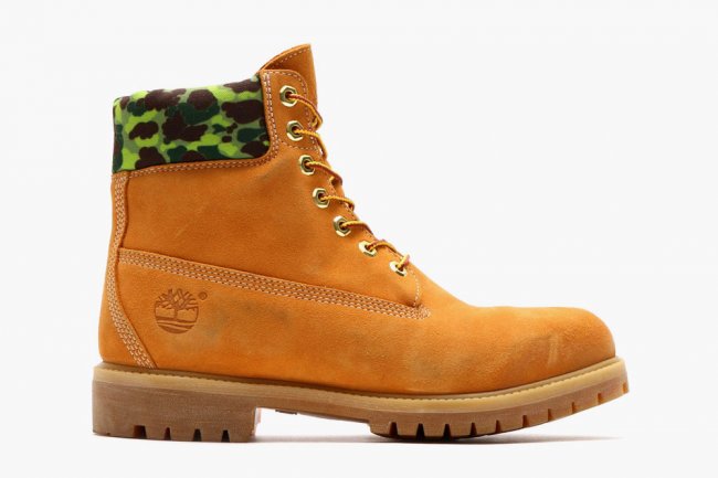 Timberland  迷彩精装，atoms x Timberland 6＂ Boot 联名登场