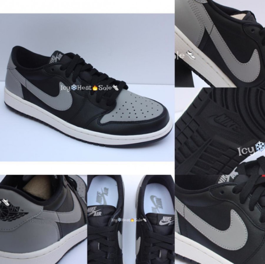 705329-003,AJ1,Air Jordan 1 705329-003AJ1 Air Jordan 1 Low OG “Shadow” 实物曝光