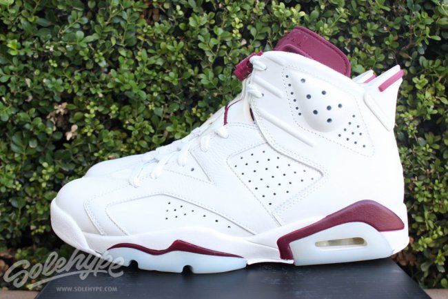384664-116,AJ6,Air Jordan 6 384664-116AJ6 魔力红 Air Jordan 6 “Maroon” 亮相 eBay