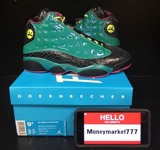 836405-305,AJ13,Air Jordan 13 836405-305AJ13 Air Jordan 13 Doernbecher 实物图片 & 发售信息