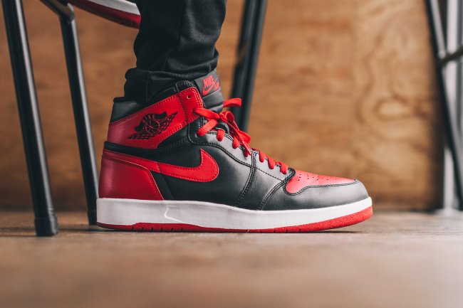 768861-001,AJ1.5,Air Jordan 1. 768861-001AJ1.5 黑红诱惑 Air Jordan 1.5 “Bred” 上脚实拍