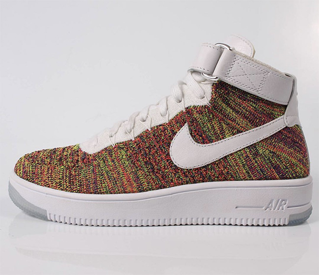 AF1,Air Force 1,Flyknit  Nike Air Force 1 Flyknit “Multi-Color” 实物近赏