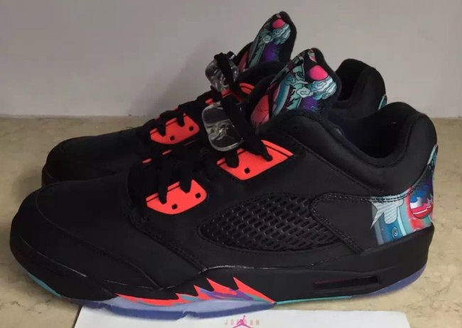 840475-060,AJ5,Air Jordan 5 840475-060AJ5 2016发售信息 Air Jordan 5 Low “China” 中国配色更多实物曝光