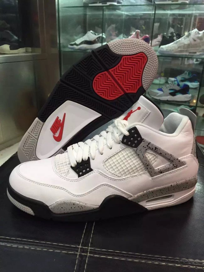 308496-104,AJ4,Air Jordan 4 308496-104AJ4 2016 款 Air Jordan 4 “White Cement” 白水泥实物新图