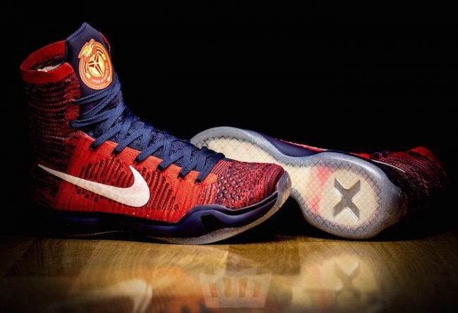 718763-614,Kobe 10 Elite,Kobe 718763-614科比10代 Kobe 10 Elite “American” 实物近赏