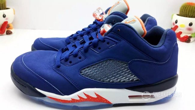 819171-417,AJ5,Air Jordan 5,Ai 819171-417AJ5低帮 Air Jordan 5 Low “Knicks” 实物新图