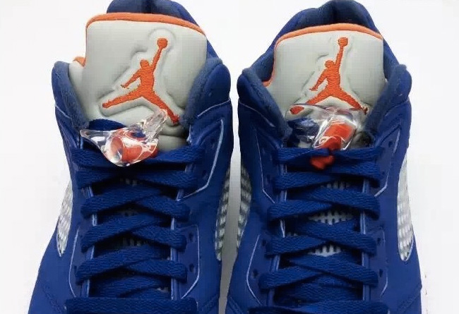 819171-417,AJ5,Air Jordan 5,Ai 819171-417AJ5低帮 Air Jordan 5 Low “Knicks” 实物新图