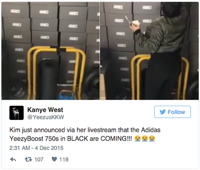 BB1839,Yeezy 750 Boost,Yeezy BB1839 即将发售！卡戴珊曝光全黑 adidas Yeezy 750 Boost