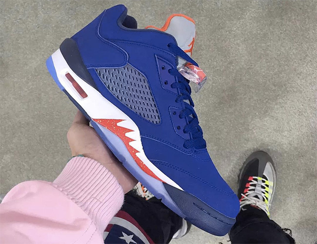 AJ5,Air Jordan 5,819171-417 819171-417AJ5 疑似尼克斯，Air Jordan 5 Low “Knicks” 实物新图