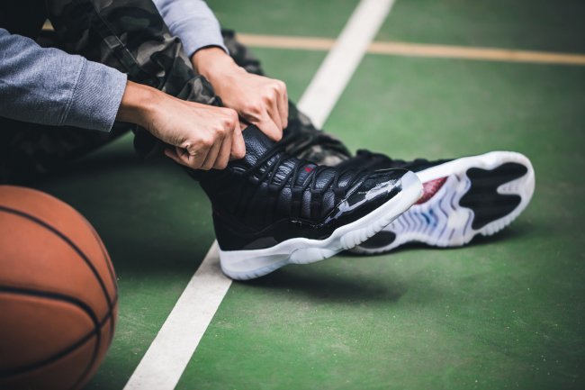378037-002,AJ11,Air Jordan 11, 378037-002AJ11大魔王 Air Jordan 11 “72-10” 大魔王上脚美图欣赏